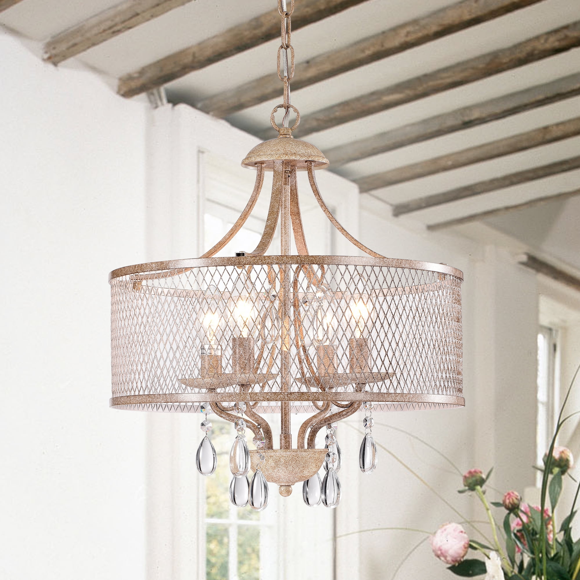 Warehouse of Tiffany RL8231BR Drum Chandelier