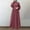 Wine, variant on Njoeus Plain Maxi Long Dress Women's Cotton Long Sleeve Loose Casual Ankle-length Dress Linen Dresses for Women