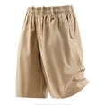 thumbnail image 6 of EOYWHK Casual Shorts for Men Casual Elastic Waist Summer Shorts for Men Soft Lightweight Breathable Sports Shorts for Running Jogging Outdoor Active Yellow XXL, 6 of 6