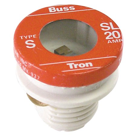UPC 051712418317 product image for Bussmann SL-20PK4 20-Amp Time Delay Plug Fuses - 4-Pack | upcitemdb.com