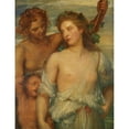 thumbnail image 2 of George Frederic Watts 19x24 Gold Ornate Framed and Double Matted Museum Art Print Titled - A Bacchante, 2 of 4