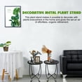 thumbnail image 3 of Rekopi 2 Pack Indoor Outdoor Side Tables, 15in high Versatile Round Metal End Table for Balcony Yard Porch Garden, 3 of 7