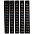 thumbnail image 1 of Stick On Temperature Strip Thermometer Strip Assorted Color 5pcs 5.1x0.7in, 1 of 7