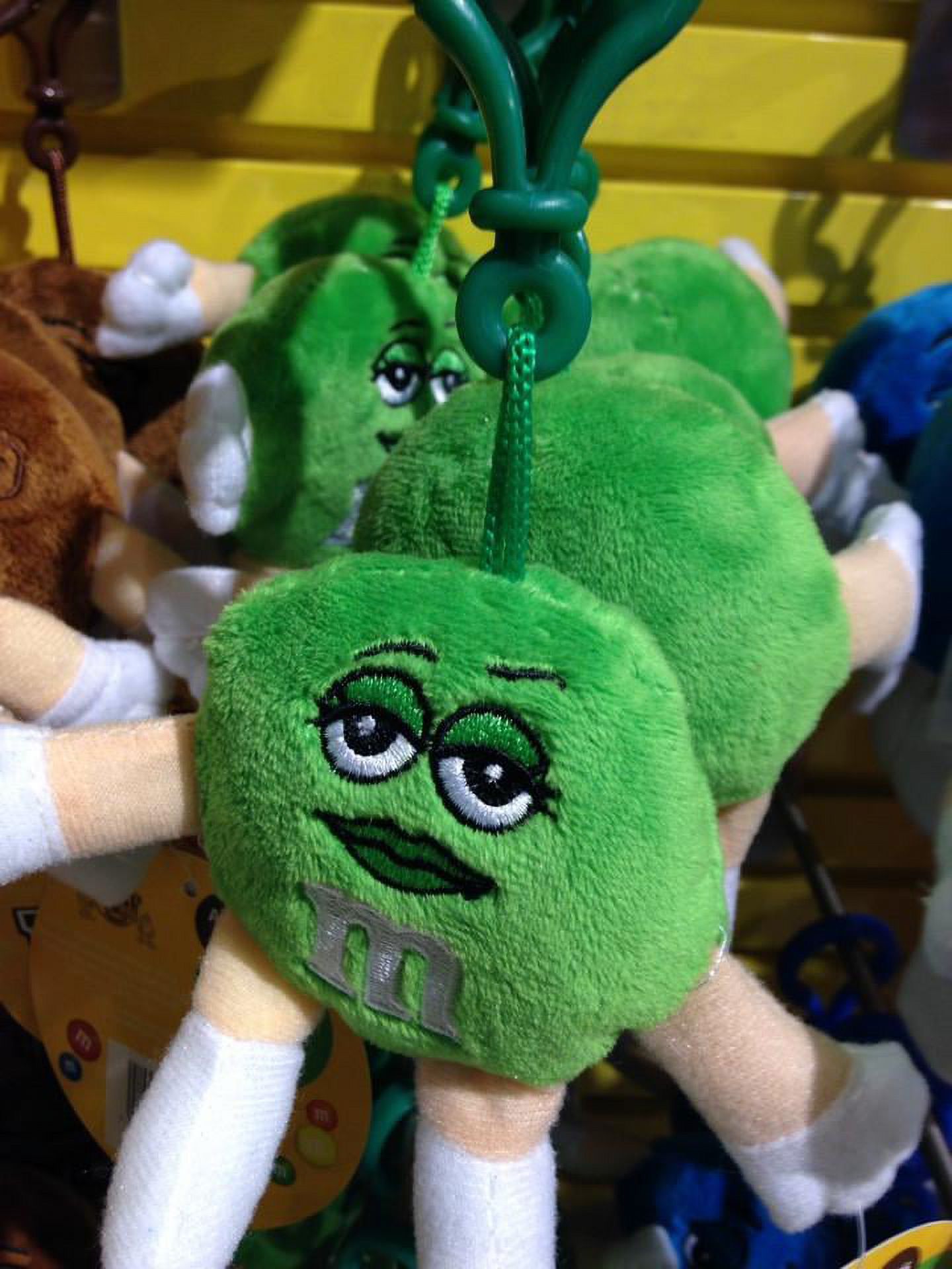 M&M's World Green Character Keychain Plush New with Tags - Walmart.com