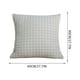 thumbnail image 3 of Juego de Fundas de Almohada de Seda de Hielo | 2 Fundas Cuadradas de Poliéster con Textura Fresca | Funda Desmontable y Lavable para Almohada de Sofá y Cintura | Almohada Desmontable para Cama, 3 of 7