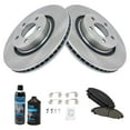 thumbnail image 2 of TRQ Front Posi Ceramic Disc Brake Pad & Rotor Kit w/Chemicals for Ford Mustang BKA15607, 2 of 5