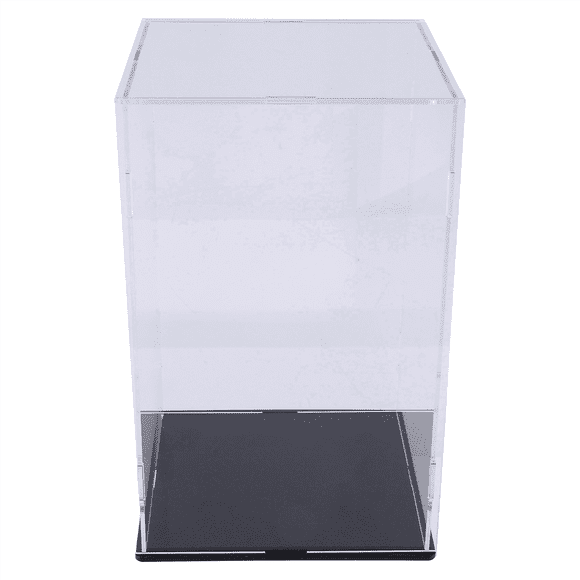 2X Transparent Acrylic Display Box Collection Display Cabinet, Acrylic Display Box,for Collect Action Figure Toy