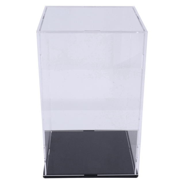 2X Transparent Acrylic Display Box Collection Display Cabinet, Acrylic Display Box,for Collect Action Figure Toy
