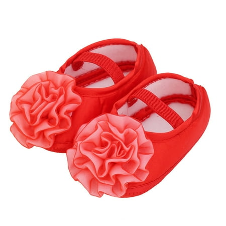

YOHOME Newborn Baby Girls 1PC Hair Belt + Flowers Applique Soft Sole Single