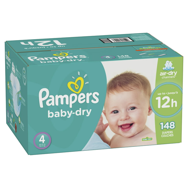 Couches Pampers Baby-dry Pants Taille 4 - Pampers