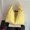 Yellow, variant on Large Canvas Shopping Bag for Women - Fashion Plain Color Shopping Bag with Zipper Closure, Durable And Easy to Clean Design, Suitable for Commuting, Work, Travel - in Red, Yellow, Black