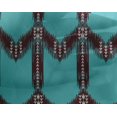thumbnail image 4 of oneOone Georgette Viscose Fabric Chevron Ikat Print Fabric By The Yard 42 Inch Wide, 4 of 4