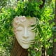 thumbnail image 1 of pstuiky Maceta decorativa de pared para jardín exterior con forma de rostro humano de resina, 1 of 4