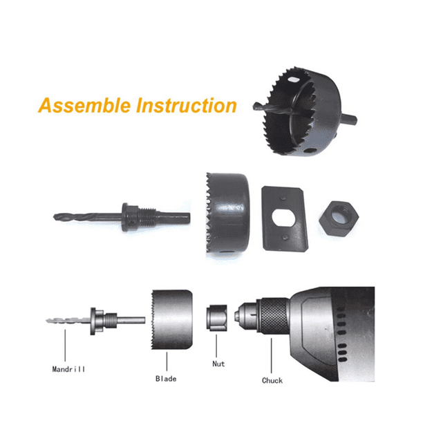 Wood hole store cutter set