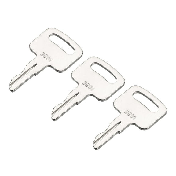 Uxcell Equipment Ignition Keys for Scissors Lift, Man Lift (9901, 2860030) 3Pack