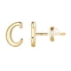 thumbnail image 2 of Pendientes de mujer onlyliua en Oro con 26 Letras Del Alfabeto y Acabado Bañado en Oro, 2 of 3