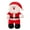 Round eye, variant on ZPAQI Christmas Santa Claus Doll Pillow Plush Toy Merry Christmas Decorations Home