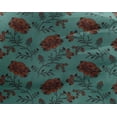 thumbnail image 4 of oneOone Georgette Viscose Fabric Leaves & Floral Block Print Sewing Fabric BTY 42 Inch Wide, 4 of 4