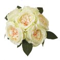 thumbnail image 2 of 1 ramo de flores artificiales de peonía boda decoración de fiesta nupcial BLESIY Ramo de la boda, 2 of 5