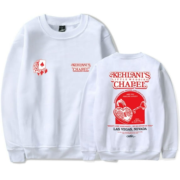 Kehlani Crash Chapel Merch Long Sleeve Tee Winter Women Men Fashion Streetwear Crewneck Sweatshirts