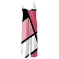 thumbnail image 4 of Women Print Jumpsuit Pajamas Casual Sling Wide Leg Long Pants, 4 of 6