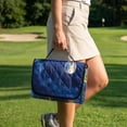 thumbnail image 4 of Pzuqiu Quilted 2-Person Golf Cart Seat Cover With 4 Pockets - Non-Slip Protector Compatible With EZGO Yamaha Club Car, 4 of 9