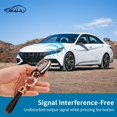 thumbnail image 3 of LAICAIW for Hyundai Key Fob Cover with Leather Key Fob Keychain, Soft TPU Key Fob Protector Shell Fit for Hyundai Elantra Elantra GT Sonata Tucson Ioniq 4 Buttons Keyless Entry Smart Key (BP-HYD-4), 3 of 6