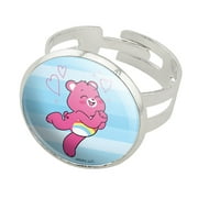 Care Bears: Unlock the Magic Cheer Bear Silver Plated Adjustable Novelty Ring