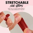 thumbnail image 2 of Tiras para uñas de larga duración, 20 recubrimientos para uñas, pegatinas para uñas, tiras para uñas de gel, fáciles de aplicar y quitar, 2 of 7
