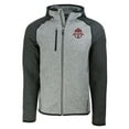 thumbnail image 2 of Men's-Cutter & Buck  Heather Gray Toronto FC Mainsail Raglan Full-Zip Hooded Jacket, 2 of 3