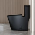 thumbnail image 6 of Dreux One Piece Elongated Dual Flush Toilet with 0.95/1.26 GPF in Matte Black, 6 of 15