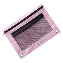 Wozhidaose Transparent Window Pencil Case, Pink
