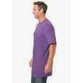 thumbnail image 4 of KingSize Men's Big & Tall Shrink-Less Lightweight Longer-Length Crewneck T-Shirt, 4 of 6