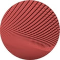 thumbnail image 1 of Ahgly Company Tapis d'Intérieur Lavables en Machine, Ronds, Rouges Transitionnels, 4' Ronds, 1 of 7