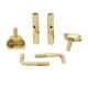 thumbnail image 5 of 2 unids/set violín profesional 3/4 4/4 mentonera abrazadera tornillos fijos (oro), 5 of 5