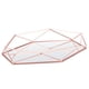 thumbnail image 2 of Bandeja de espejo dorada, bandeja decorativa, bandeja adornada para dormitorio para ba?o(Rose gold) EOTVIA No, 2 of 7