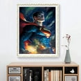 thumbnail image 2 of 5D DIY Full Drill Diamond Painting Kit, Adults & Kids Round Crystal Diamond Art Number Kits, Perfect for Home Wall Deco Series (Superman 12 x 16 inch), 2 of 5