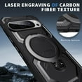 thumbnail image 2 of Heavy Duty Phone Case For Google Pixel 9 / 9 Pro,Built-in Rotatable Magnetic Ring Kickstand,Shockproof Dropproof Tough Rugged Anti-fall Protective Phone Case Cover For Google Pixel 9 / 9 Pro, Black, 2 of 6