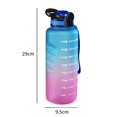thumbnail image 2 of Botella de agua motivacional, opción de regalo ideal con diseño a prueba de fugas y jarra de agua deportiva portátil para gimnasio, deportes al aire libre, 2 of 6
