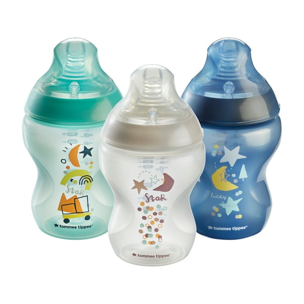 Tommee Tippee Closer to Nature Baby Bottles 0+ Months, 9 fl oz, 3