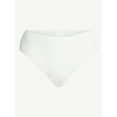 thumbnail image 4 of Time and Tru Women's and Women's Plus Size Ribbed Mid Rise Bikini Swim Bottoms, Sizes XS-3X, 4 of 5