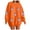 Orange, variant on Towmus Women Halloween Sweatshirts Sequin Ghost Long Sleeve Shirt Oversized Crewneck Fall Pullover Tops