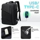thumbnail image 5 of Mochila De Viaje De Mano para Hombres Y Mujeres, Maleta Ampliable Extra Grande De 40 L Aprobada para Vuelo con Puerto De Carga USB/Tipo C,Black, 5 of 5