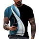 thumbnail image 1 of Men'S T-Shirt Short Sleeve Printed Summer Round Neck Top Trend Casual Sweatshirt L, 1 of 5