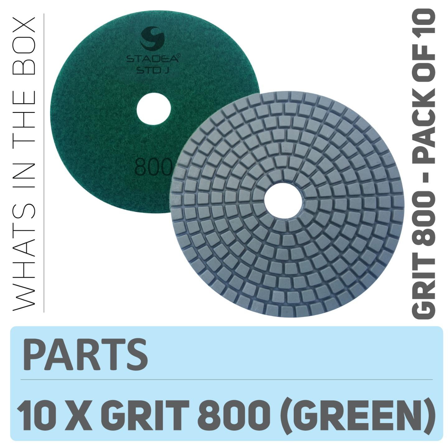 4/" premium concrete diamond polishing pad//pads 800 grit