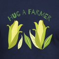 thumbnail image 3 of CafePress - Hug A Farmer T Shirt - Men's Fitted T-Shirt, 3 of 4