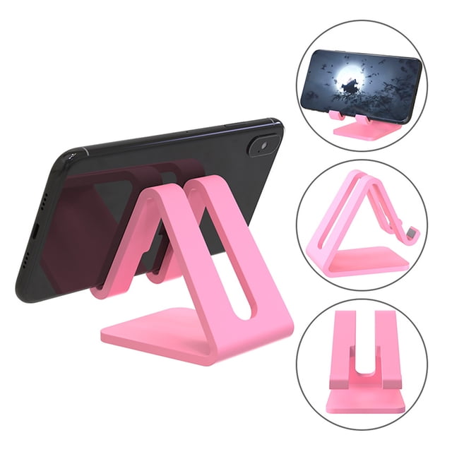 Graflsoa Adjustable Aluminum Alloy Phone & Tablet Stand with Anti-Slip Silicone Base, Foldable Design for Optimal Viewing Angle, Compatible with Multiple Devices Including iPhone, Samsung, and iPad.