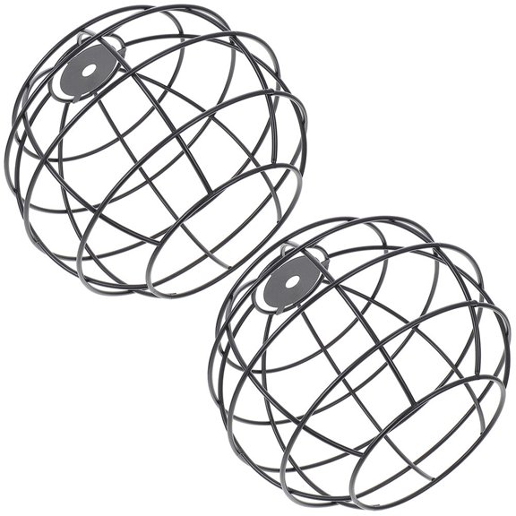 3 Pieces Fixture Wrought Iron Lampshade Screen Long-lasting Bulb Replacement