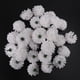 thumbnail image 3 of 60 Piezas Claveles Flor Artificial Seda Cabezas Esféricas Decoración de Boda Blanco, 3 of 5