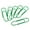 Green, variant on Uxcell Paper Clips 3.9 Inch Vinyl Coated for Office Home White Count 20